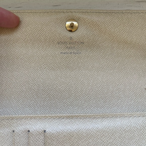 Authentic Louis Vuitton Damier Azur Canvas Alexandra Wallet - Picture 6 of 9